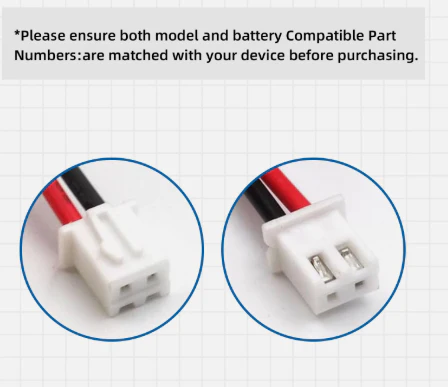 Rechargeable Battery Li Ion Batteries with XH2.54-2P Connec NEW - Image 4