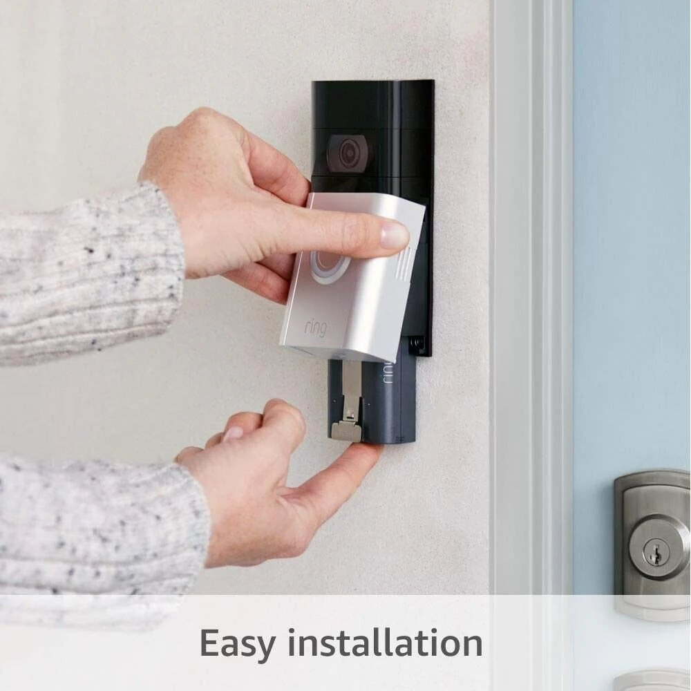Ring Doorbell Battery Quick Release for Doorbell 2 3 4 Stick up Cam Spotlight Cam & More - Image 4