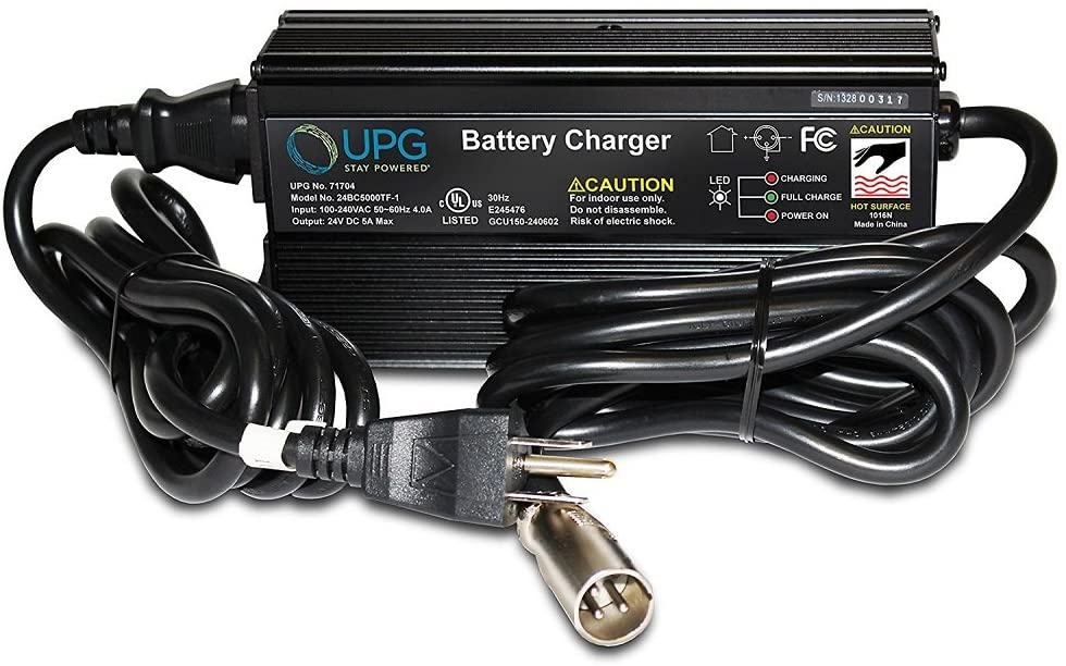 UPG Universal Scooter Charger 24v 5a