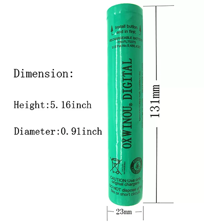 Streamlight Replacement 75375 Rechargeable NiMH Battery Stick for Stinger/Poly Flashlight - Image 3