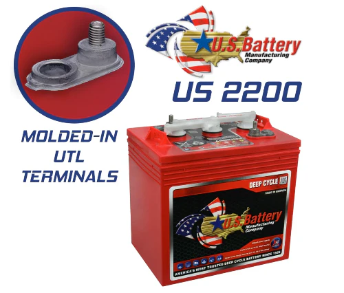 US Battery 6v 220ah Golf Cart Battery US2000XC US Battery GC2 - Image 4