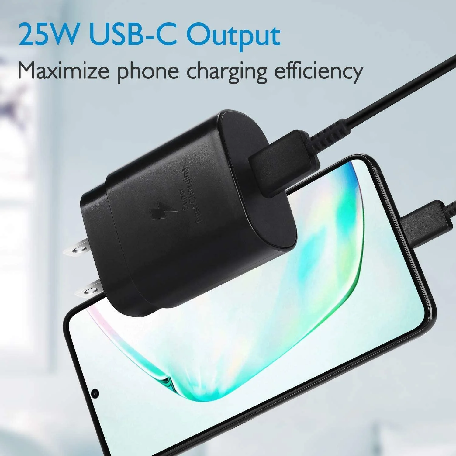 USCB-C Super Fast Wall Charger+6FT Cable For Samsung Galaxy S20 S21 S22 - Image 6