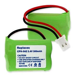 Vtech Bt183642 / Bt283642 2.4V 300Mah Ni-Mh Battery