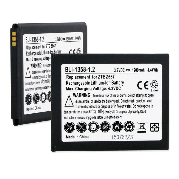 Zte Z667 3.7V 1200Mah Li-Ion Battery